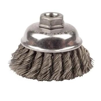 GRINDING WHEELS | Weiler 12746 3-1/2 in. Single Row Knot Wire Cup Brush
